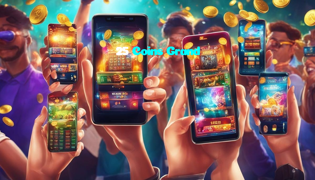 25 Coins Grand خوش آمدید بونس +600% پیشکش موبائل ایپ کے پروموشن سیکشن میں دکھائی دیتی ہے۔